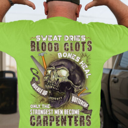 Carpenter Sweat Dries Blood Clots Apparel - Carpenter Skull