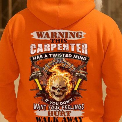 Warning Twisted Mind Carpenter Apparel - Skull Tools
